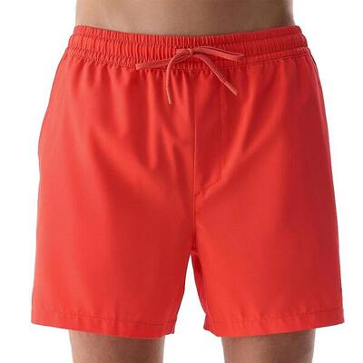 Costume Da Bagno A Pantaloncino Logo Uomo 4F Rosso Fluo