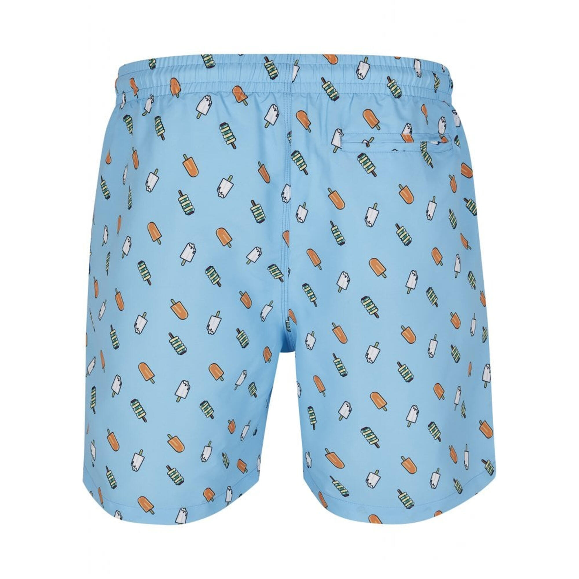 Costume Da Bagno A Pantaloncino Ghiacciolo Uomo Urban Classics Azzurro 2/3