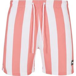 Heren Streep Zwemshort (Lichtroze)