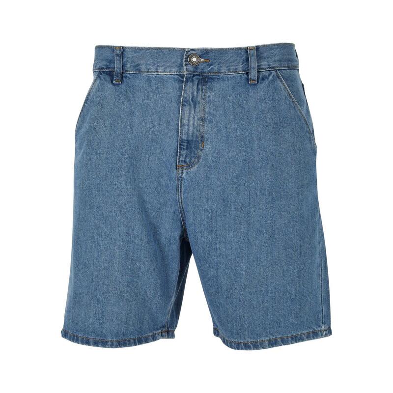 Denim shorts heren (Lichtblauw Gewassen)