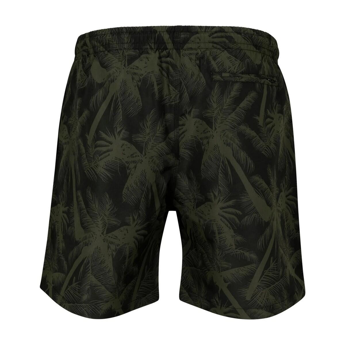 Costume Da Bagno A Pantaloncino Palmo Uomo Urban Classics Verde Oliva 2/4