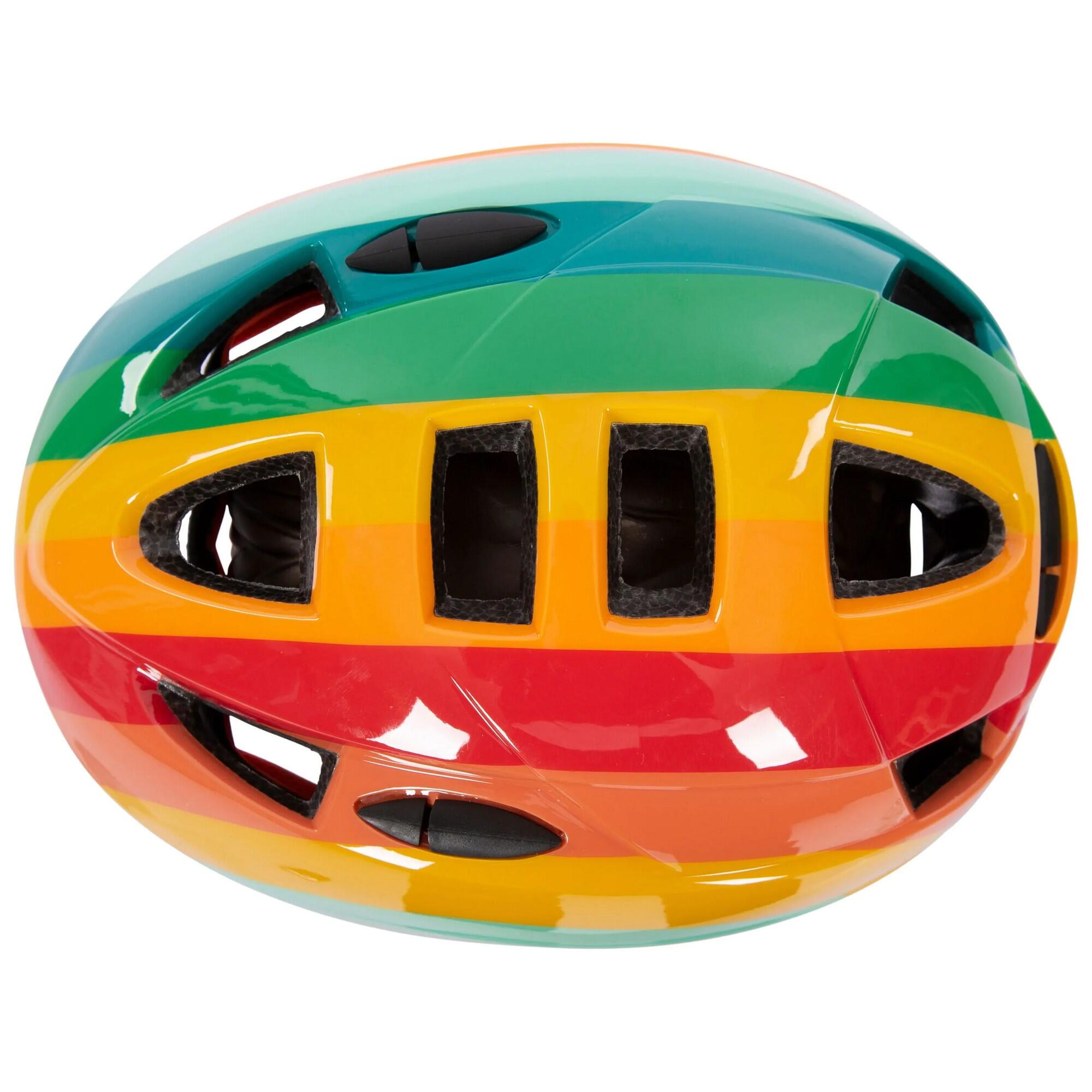 Childrens/Kids Dunt Rainbow Striped Mountain Biking Helmet (Multicoloured) 3/5