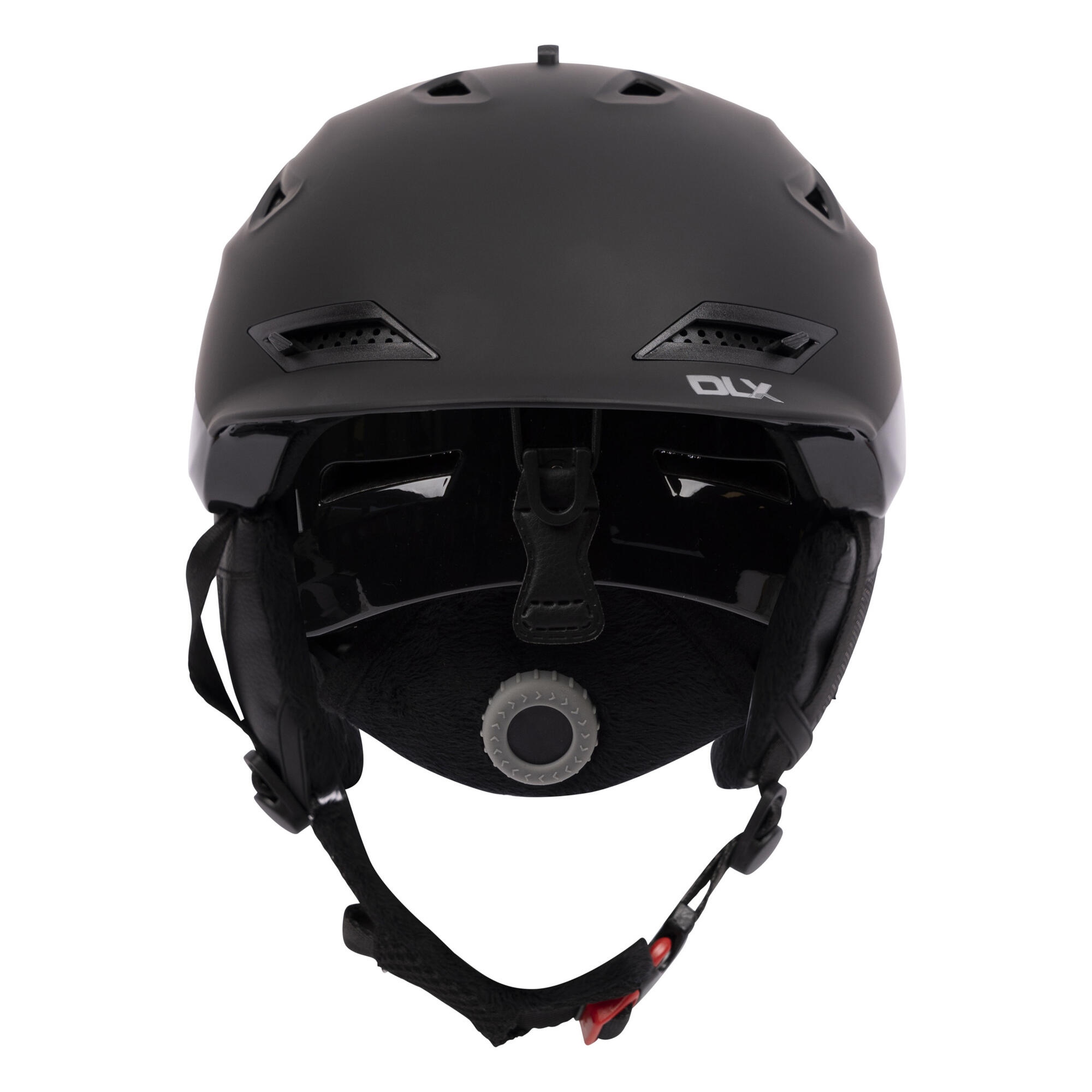 Renko DLX Skihelm für Erwachsene Damen und Herren Schwarz 4/5