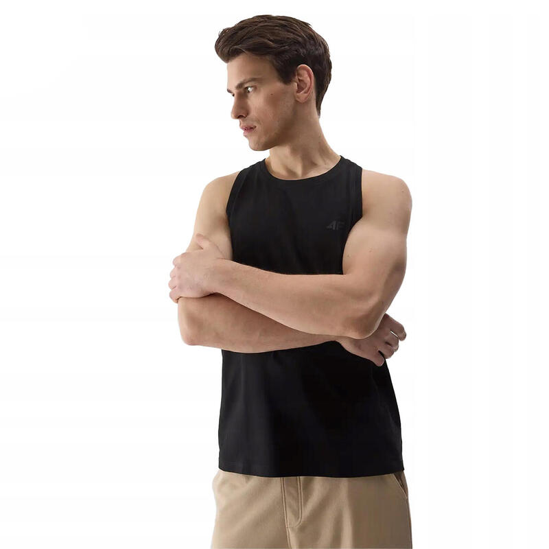 Férfi Plain Regular Tank Top