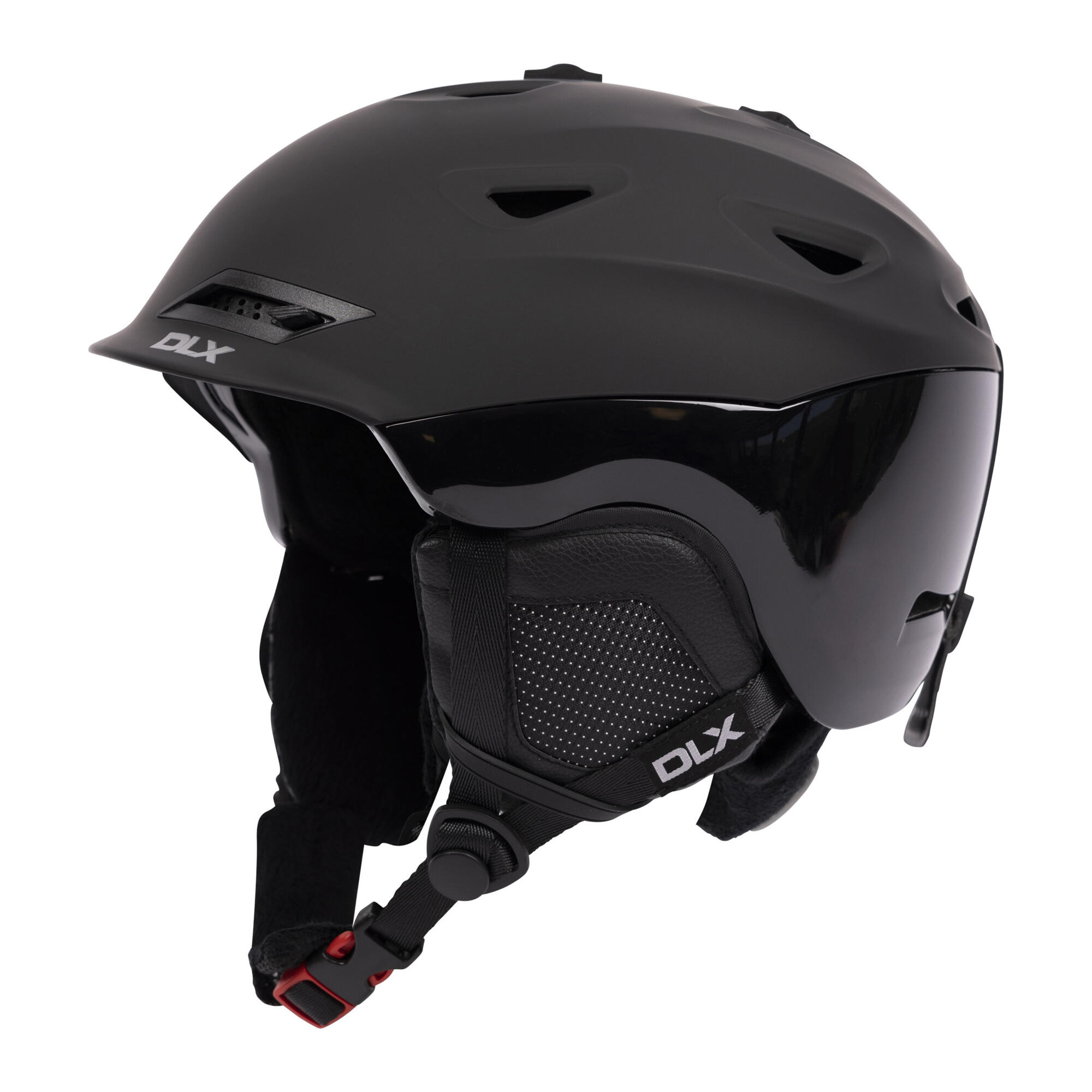 Renko DLX Skihelm für Erwachsene Damen und Herren Schwarz 2/5