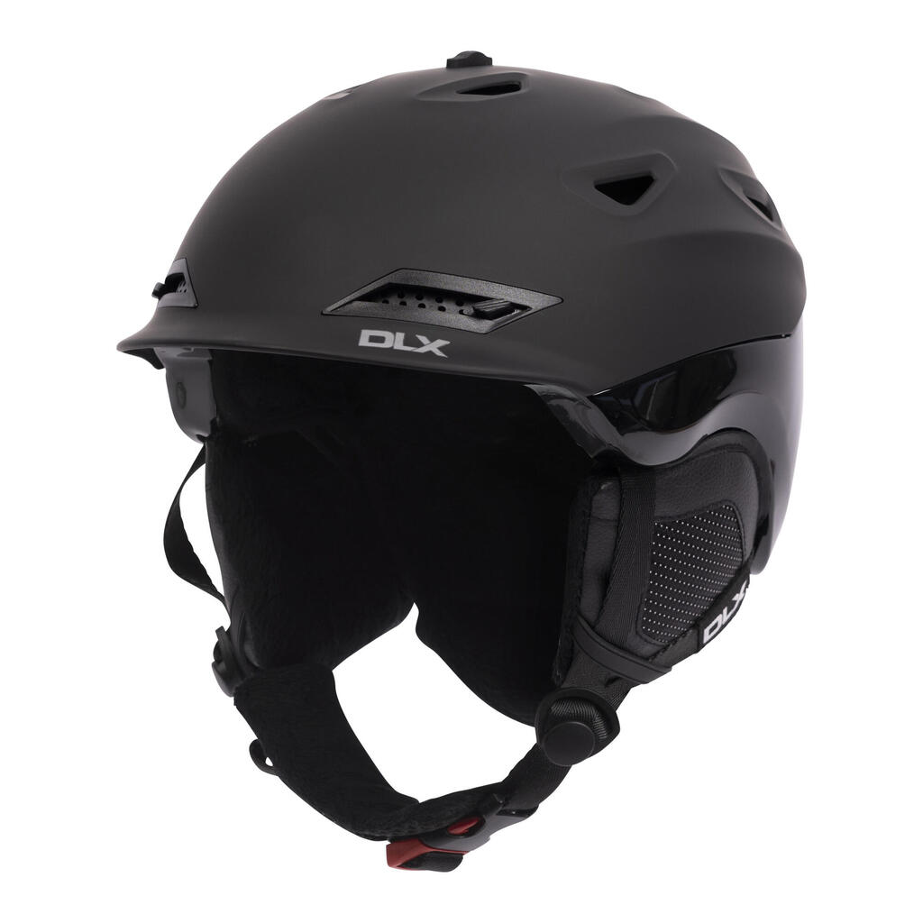 Adults Renko DLX Ski Helmet (Black/Black)