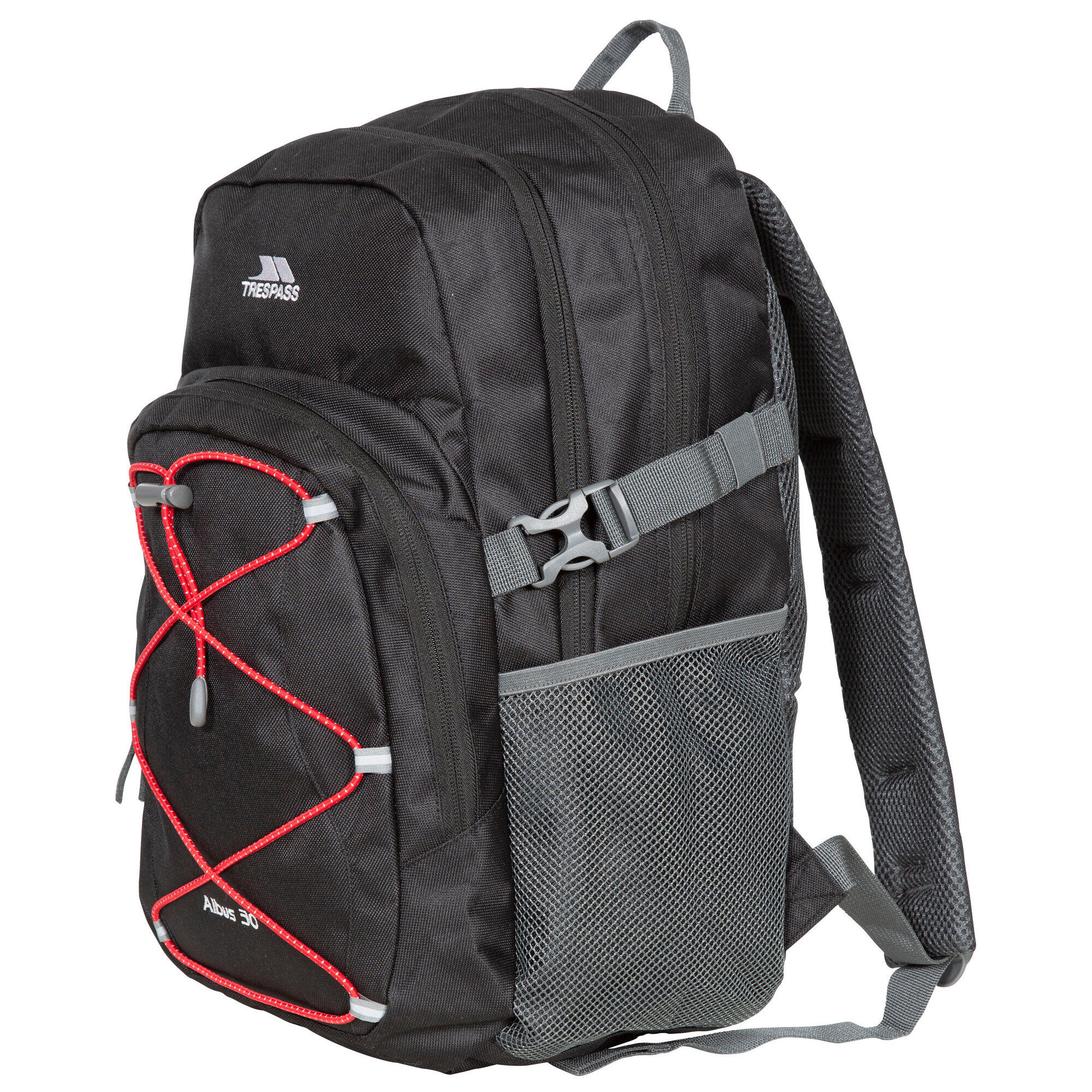 Zaino Casual Da 30 L Trespass Albus Nero Rosso 2/4
