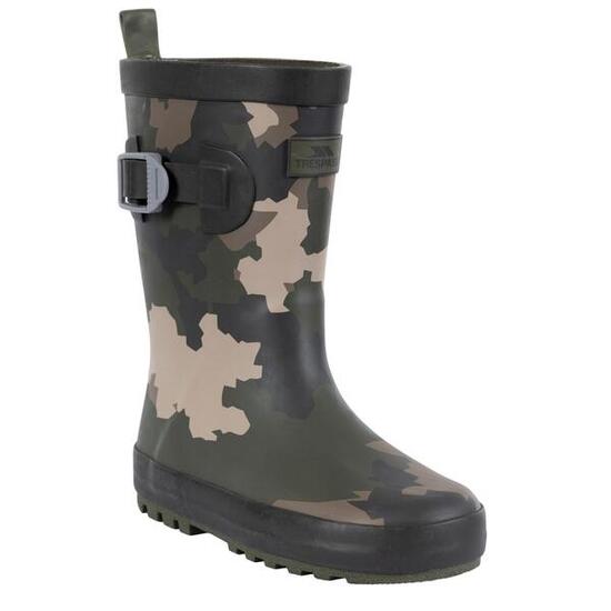 Bottes De Pluie PUDDLE Enfant (Vert / Marron / Noir Camouflage)