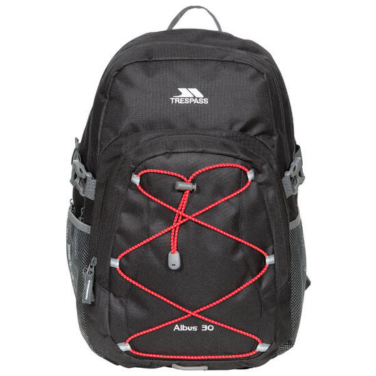 Albus 30 liter Casual Rugzak/Rugzak (Zwart/Rood)