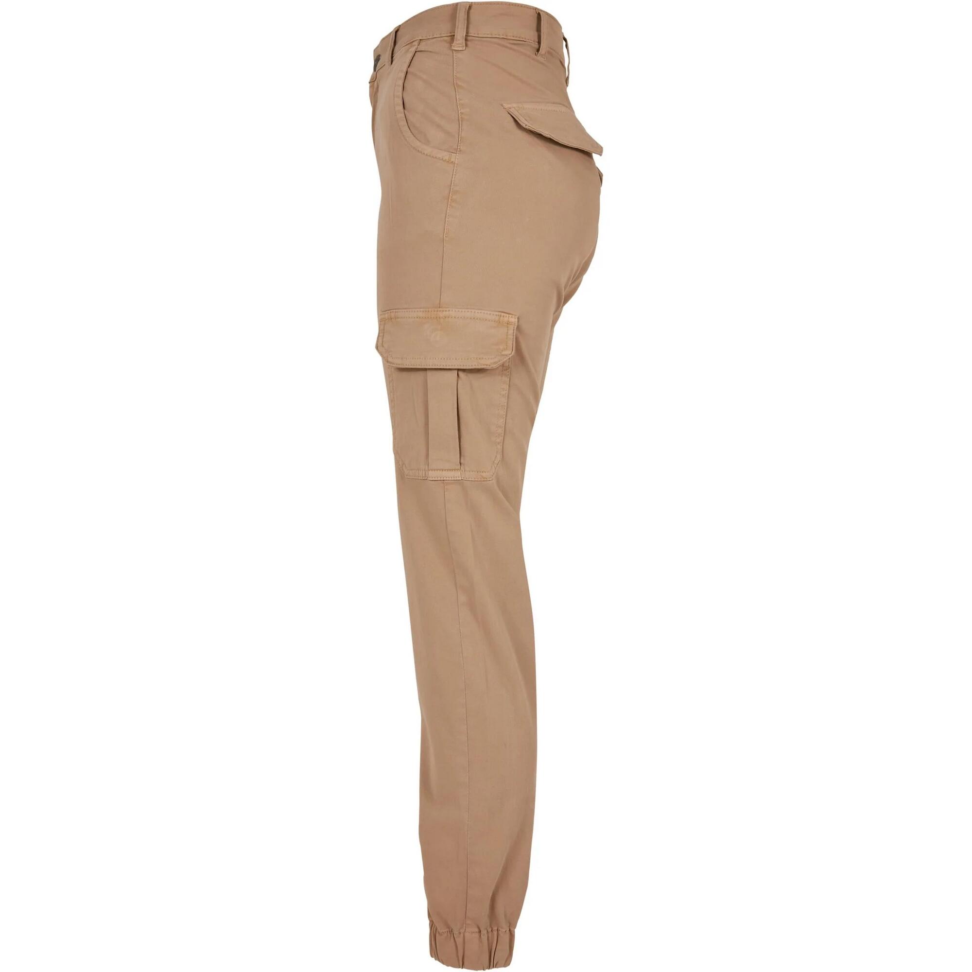 Pantaloni Cargo Vita Alta Donna Urban Classics Beige Unione 3/3