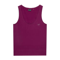 Dames Effen Slank Tanktop (Violet)