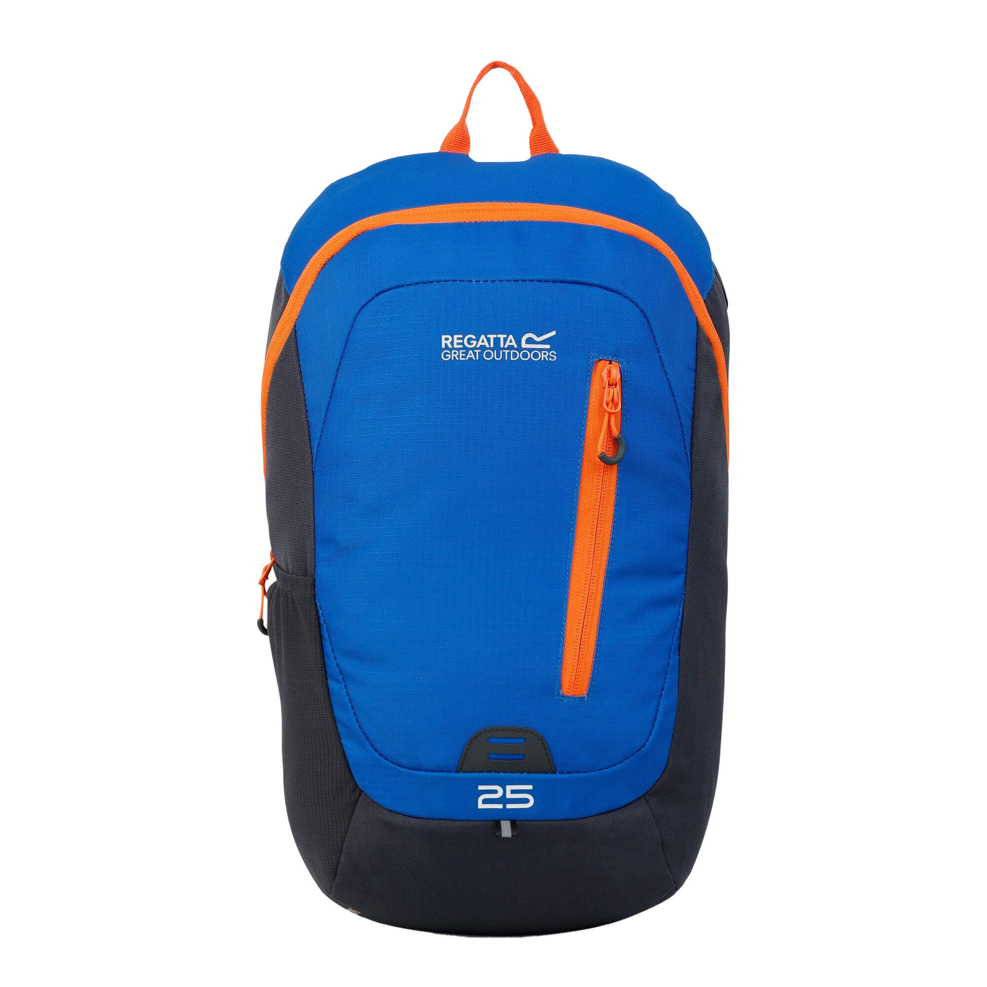 Blue and orange backpack discount