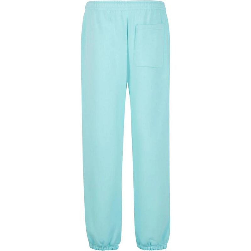 Effen heren Fluffy Joggingbroek (Beryl Blauw)