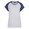 Tshirt Femme (Blanc / Bleu)