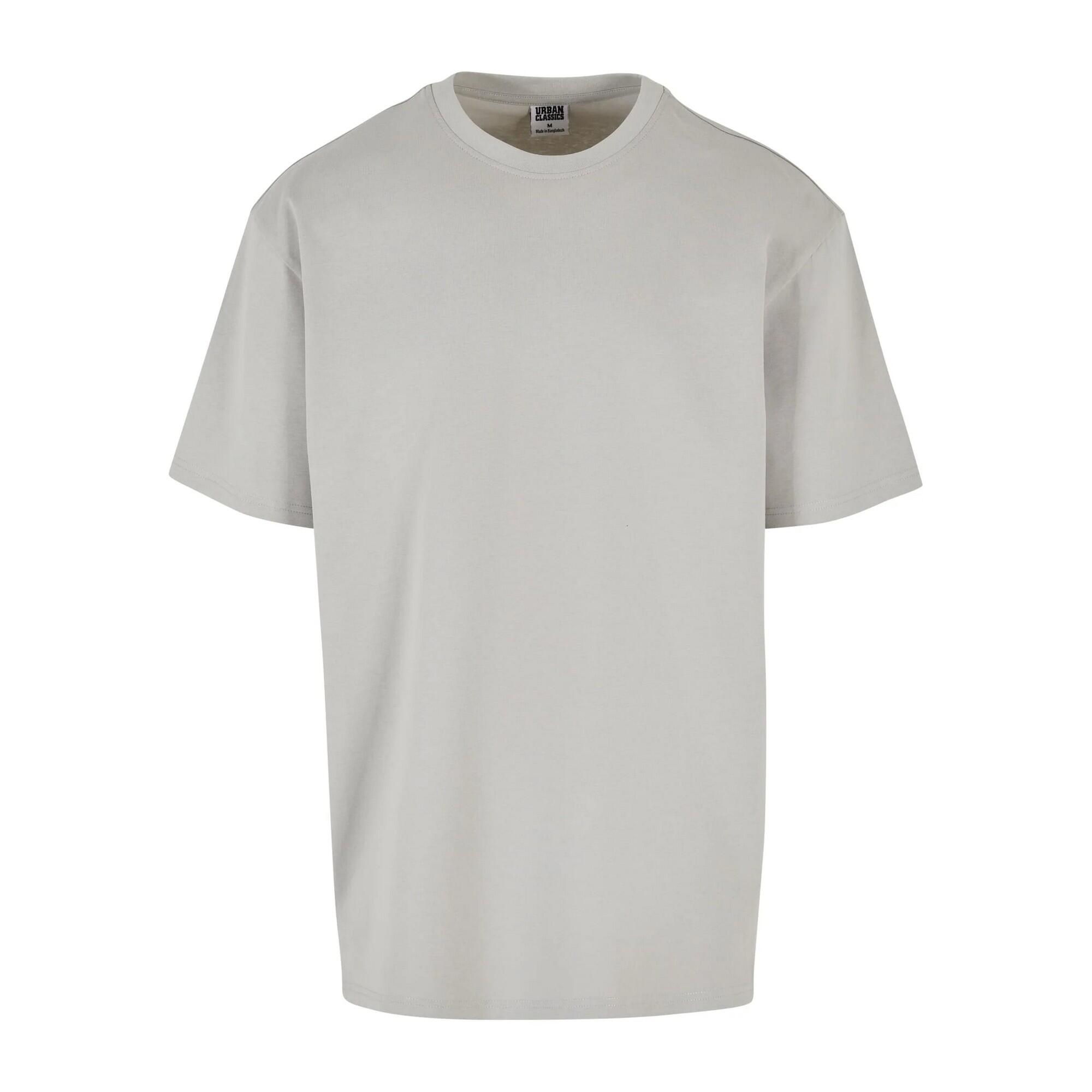 URBAN CLASSICS T-Shirt com inserção de triângulo para homem Asfalto leve
