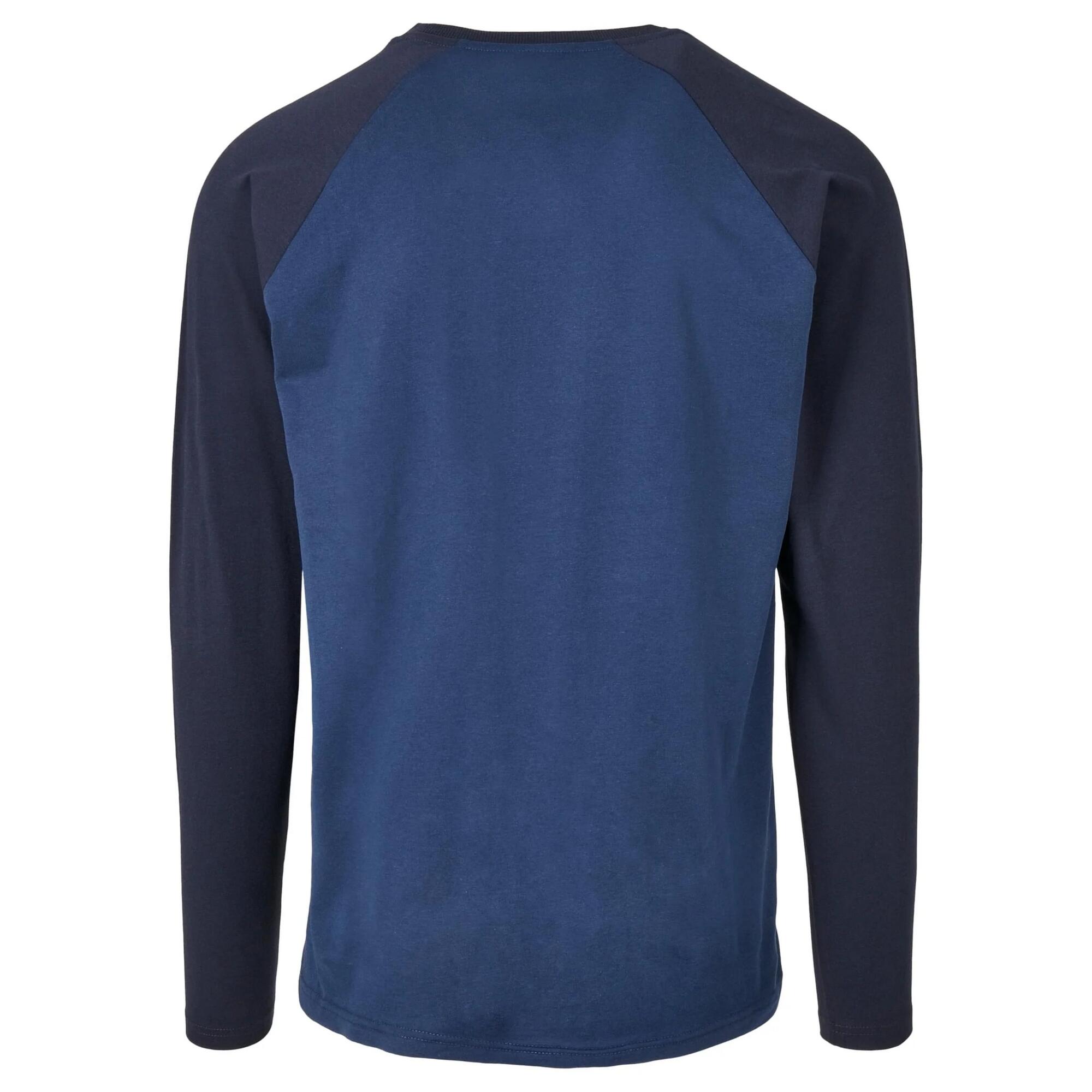 Maglietta Raglan Maniche A Contrasto Uomo Urban Classics Blu Scuro Blu Navy 2/2