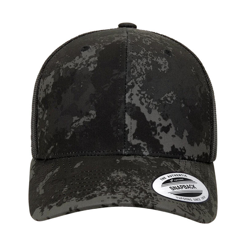 Sluier Camo Trucker Pet (Poseidon zwart)