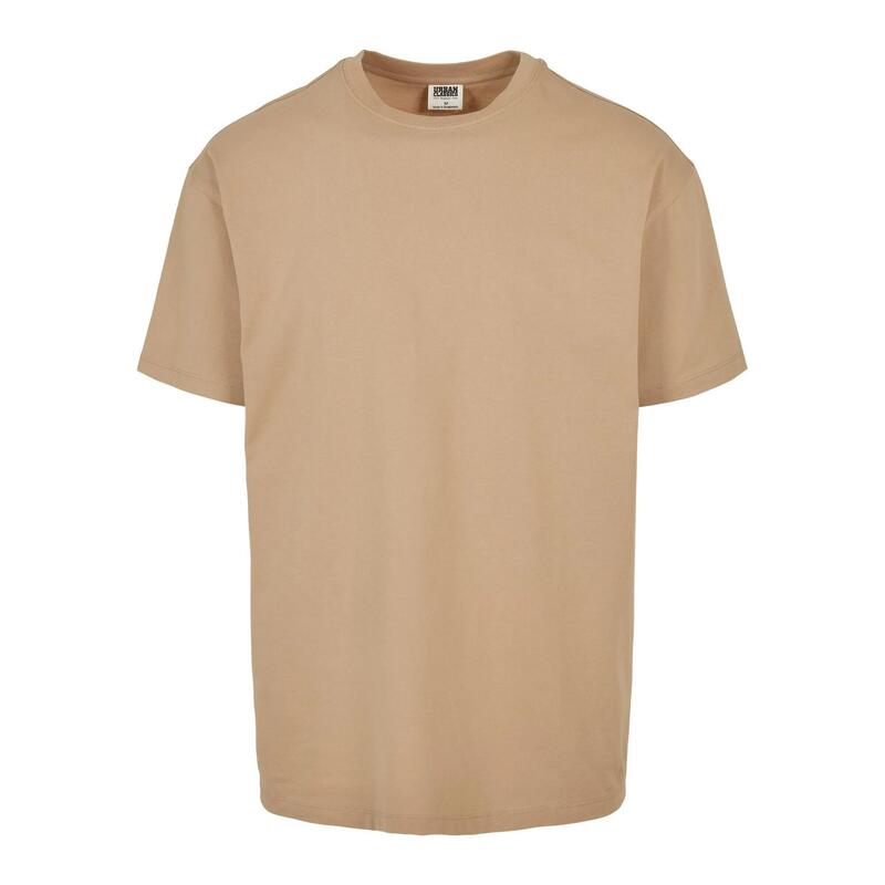 Heren Basis Organisch Katoenen TShirt (Beige)