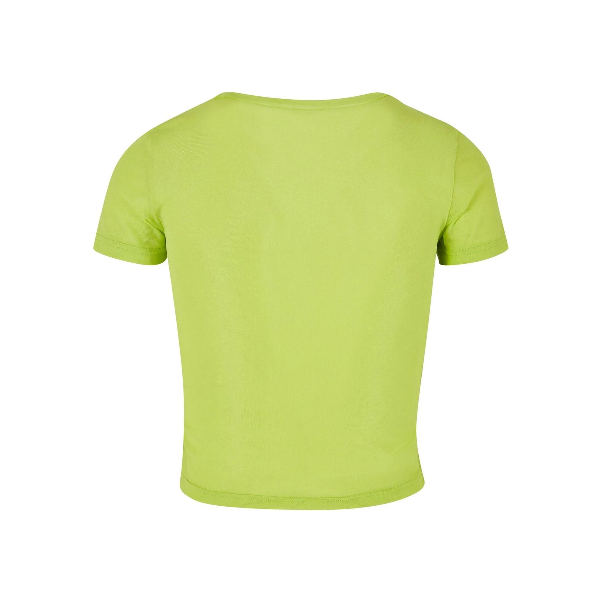 Maglietta Ritagliata Donna Urban Classics Giallo Ghiacciato 2/4
