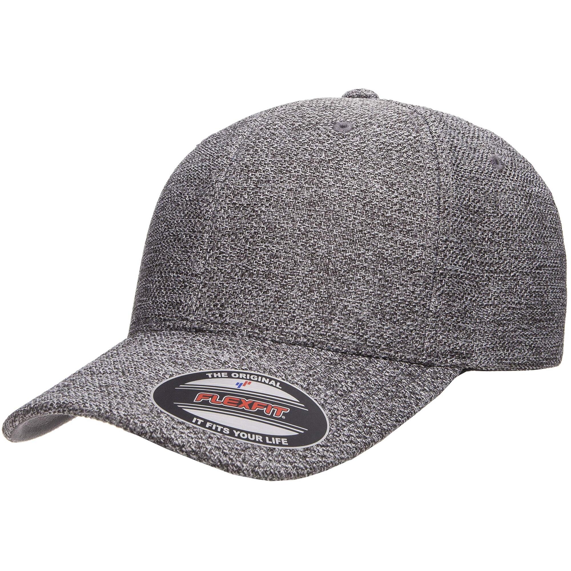Cappellino Da Baseball Flexfit Grigio Scuro Con Toni Porpora 3/3
