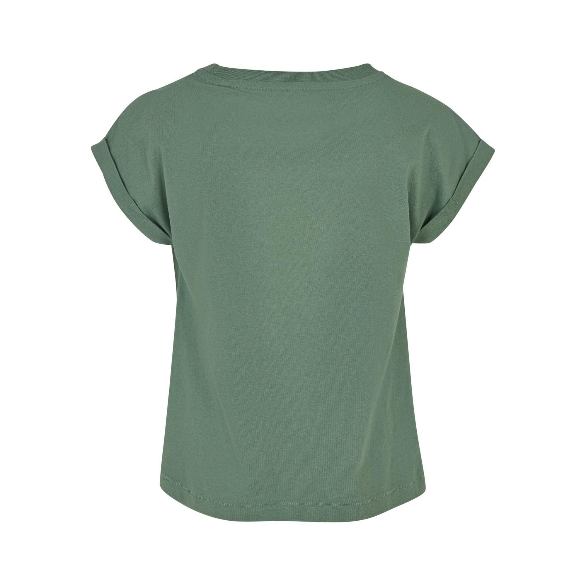 Maglietta Spalla Estendibile Ragazze Urban Classics Salvia 2/2