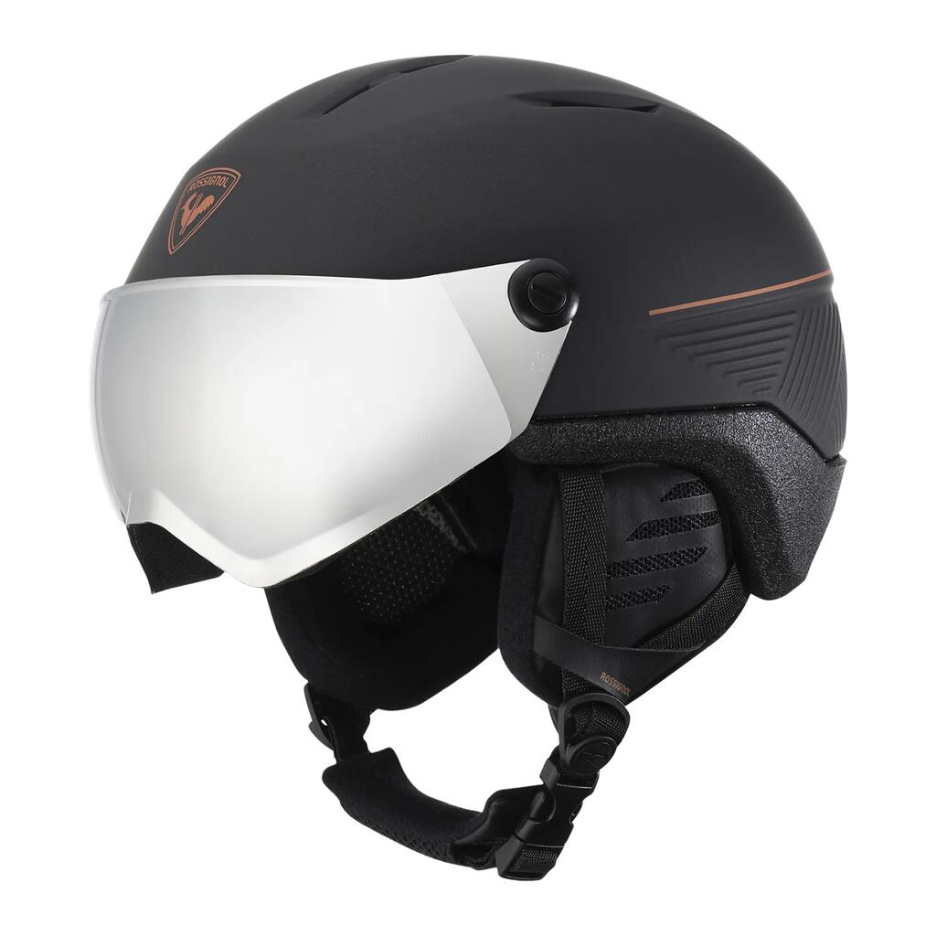 Ski / Snow Helmet Rossignol Fit Visor Impacts Photochr Blk Homme