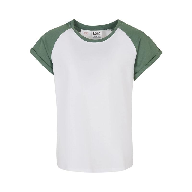 Tshirts Fille (Vert sauge / Blanc / Noir)