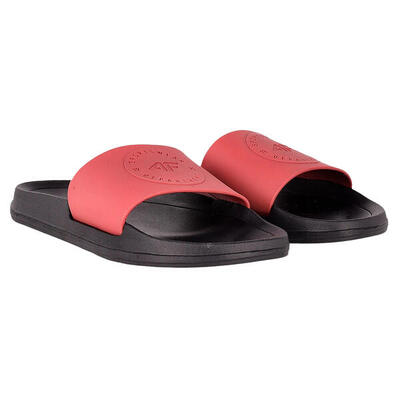Chanclas Diseño Logotipo para Hombre Negro Intenso