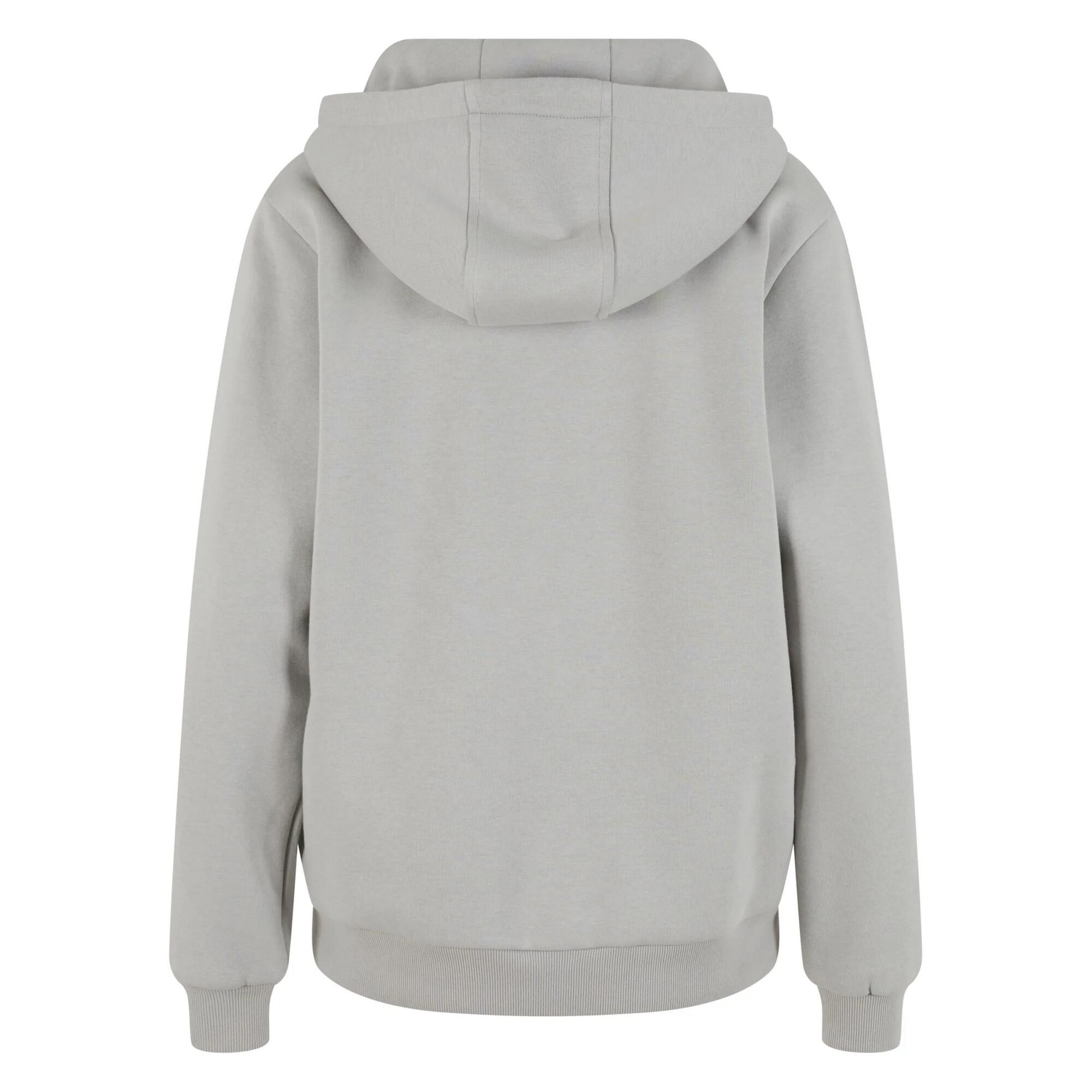 Felpa Con Cappuccio Soffice Donna Urban Classics Asfalto Chiaro 2/2