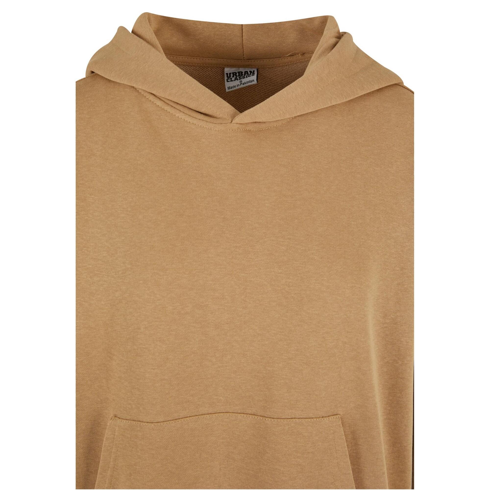 Felpa Con Cappuccio Oversize Donna Urban Classics Beige Unione 4/4