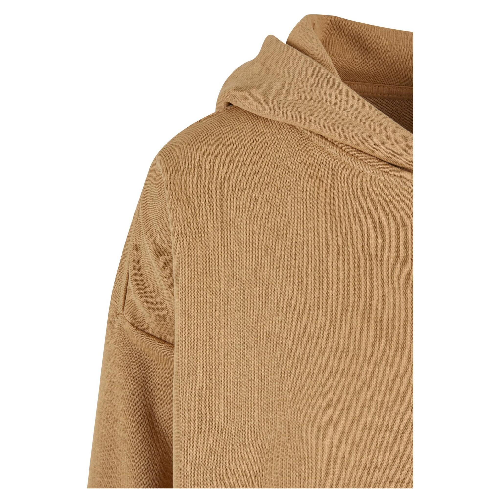 Felpa Con Cappuccio Oversize Donna Urban Classics Beige Unione 3/4