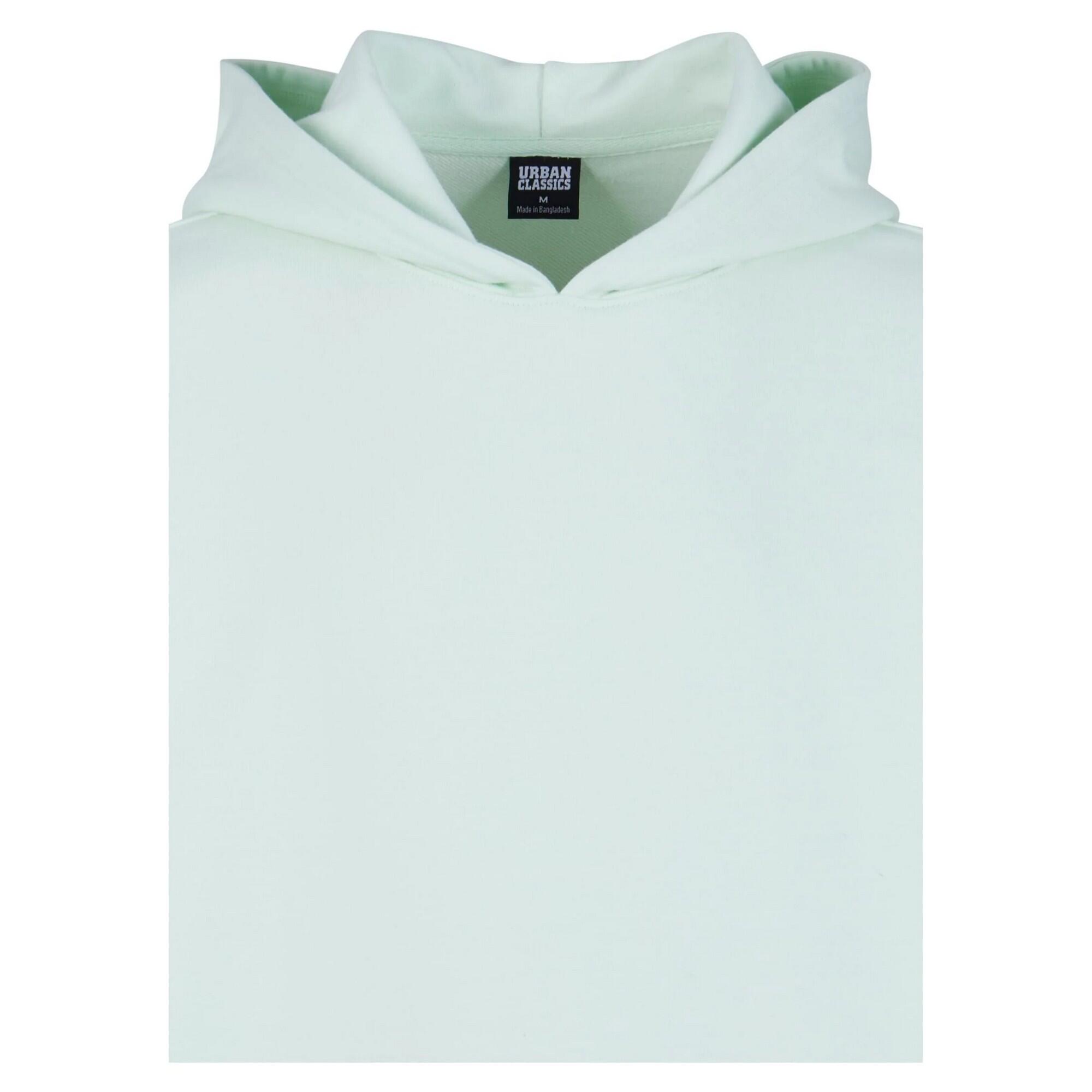 Felpa Con Cappuccio Ultra Pesante Uomo Urban Classics Menta Chiara 4/4