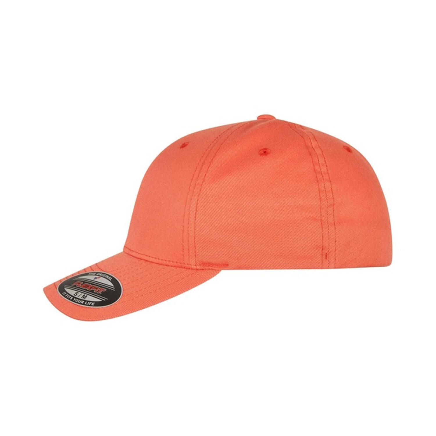 Boné de basebol em lã penteada (Laranja picante) 4/5