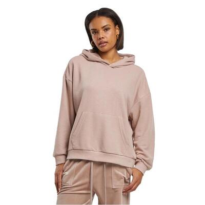 Dames terrycloth oversized hoodie (schemerroos)