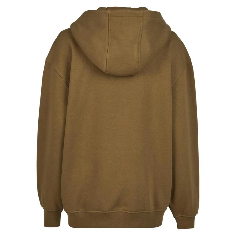 Dames Oversized Full Zip Hoodie (Olijf zomer)