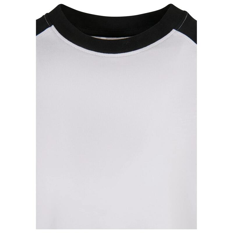 Contrast Raglan Tshirt voor jongens (Set van 2) (Wit/Zwart/Charcoal)