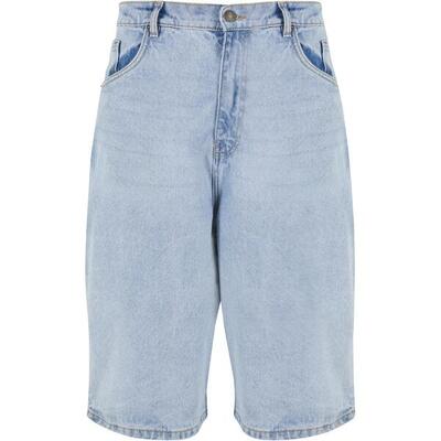 Heren 90's denim shorts zwaargewicht (nieuw lichtblauw gewassen)
