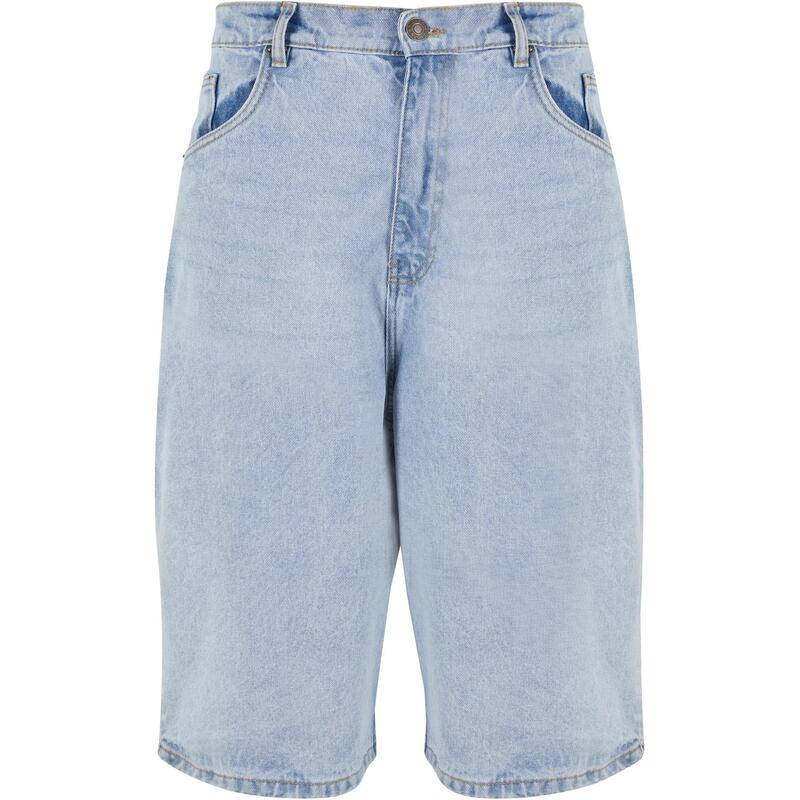 Heren 90's Denim Shorts Zwaargewicht (Nieuw Lichtblauw Gewassen)