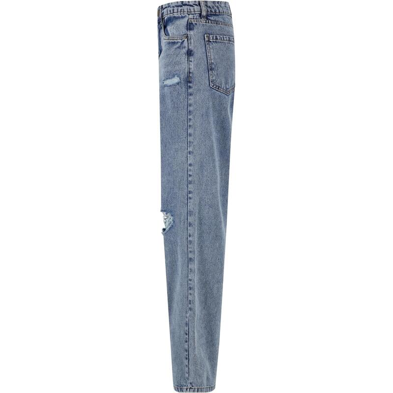 Pantalon 90'S Femme (Bleu clair délavé)