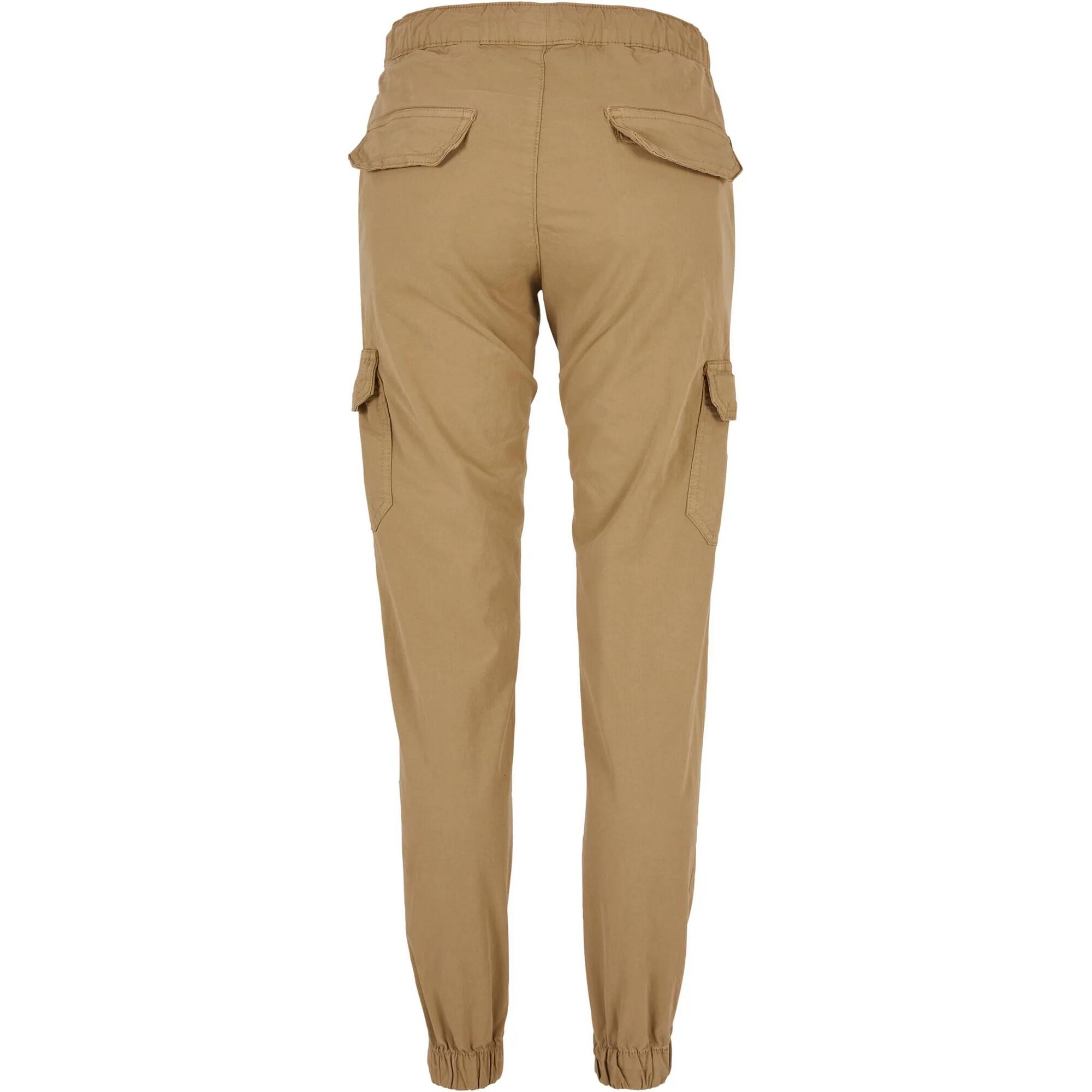 Pantaloni Da Jogging Tasca Cargo Vita Alta Donna Urban Classics Beige Unione 2/3