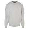 Heren Sweatshirt met ronde hals (Licht Asfalt)