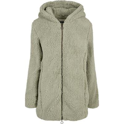 Dames sherpa jas (zwart)