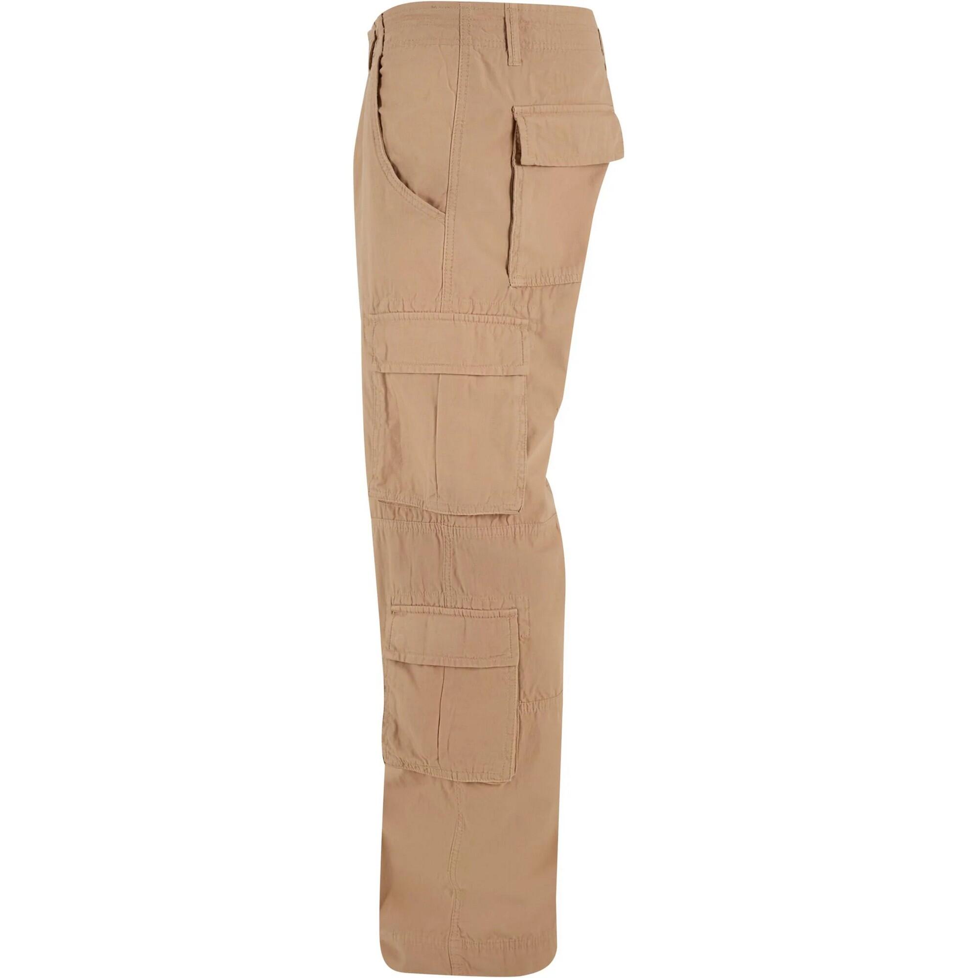 Pantaloni Cargo Doppia Tasca Uomo Urban Classics Beige Unione 3/4