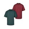 Tshirts Homme (Bordeaux / Vert bouteille)