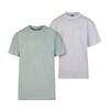 Tshirts Homme (Menthe givrée / Blanc)