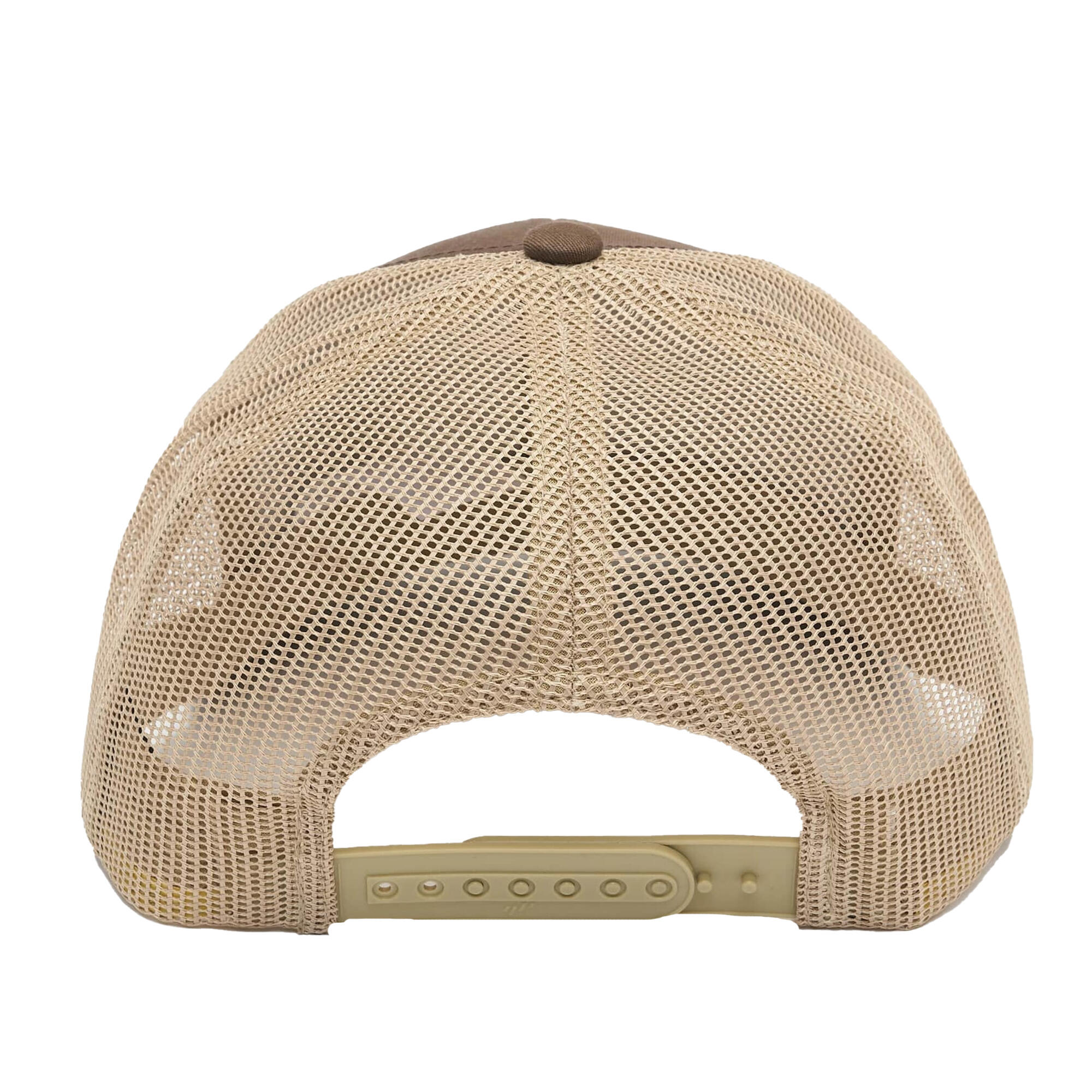 Casquette Trucker Motif/style Rétro (Marron / Marron) 2/2