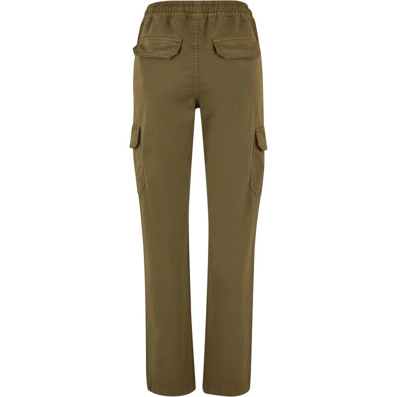 Dames Twill Cargo Broek met Hoge Taille (Tiniolive)