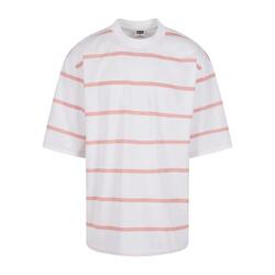 Tshirt Homme (Blanc / Rose foncé)