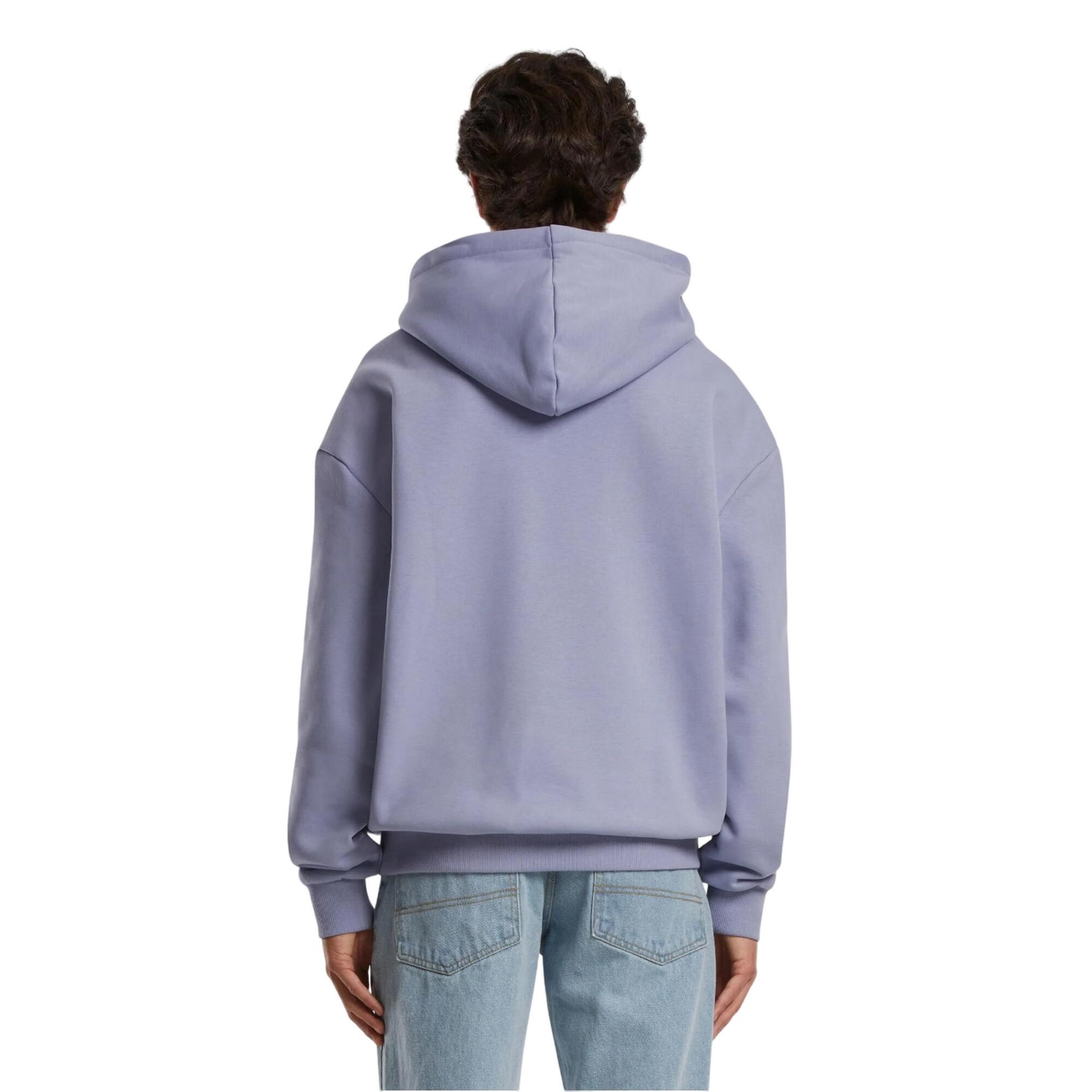 Felpa Con Cappuccio Oversize Uomo Urban Classics Blu Viola 2/2