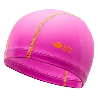 Dryspand badmuts voor kinderen (roze violet/vibrant oranje)